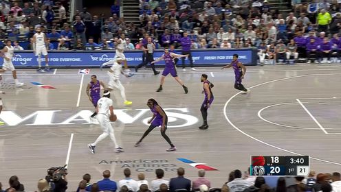 浓眉哥23+13+10+7帽 巴恩斯26+9 独行侠轻取猛龙结束3连败