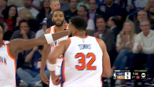 康宁汉姆24+8+8 奥萨尔22+7 布伦森失准16中4 活塞力克尼克斯