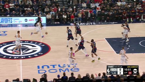 抢七！哈登28+6+8 小卡27+10 约基奇25+7+8 快船险胜掘金