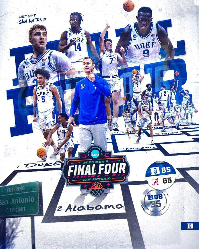 硬实力断层弗拉格16+9 杜克锁死阿拉巴马大胜20分晋级四强