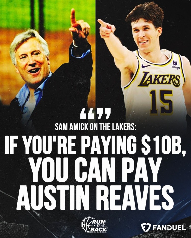 起薪4250万？名记：里夫斯会从湖人拿大合同 买队100亿都花了