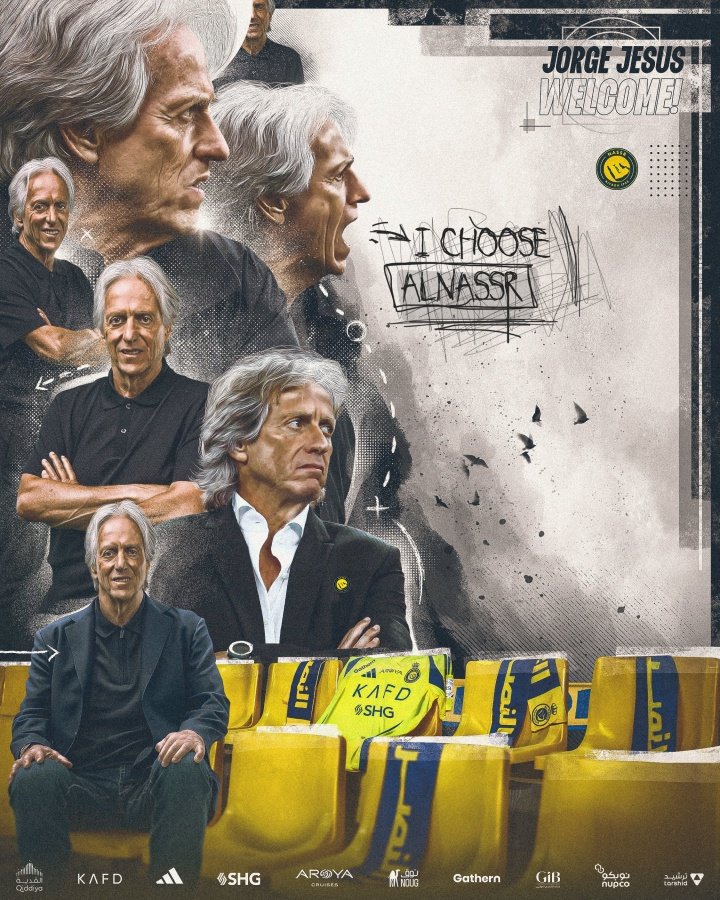 执教C罗！官方：前新月主帅热苏斯加盟利雅得胜利，双方签约1年