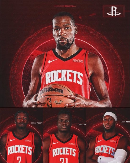 恐怖！火箭4位新援臂展均达到7+英尺 目前全队10人臂展7+英尺