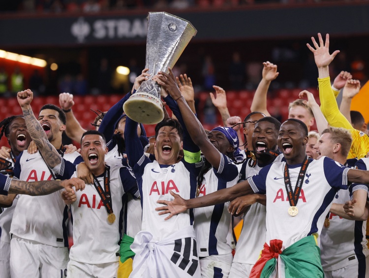 欧联决赛数据：热刺首次在西班牙赢球！欧联取胜98场冠绝赛事历史